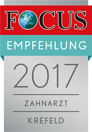 Focus Empfehlung 2017 Zahnarzt Krefeld